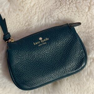 kate spade Green Leather Coinpurse